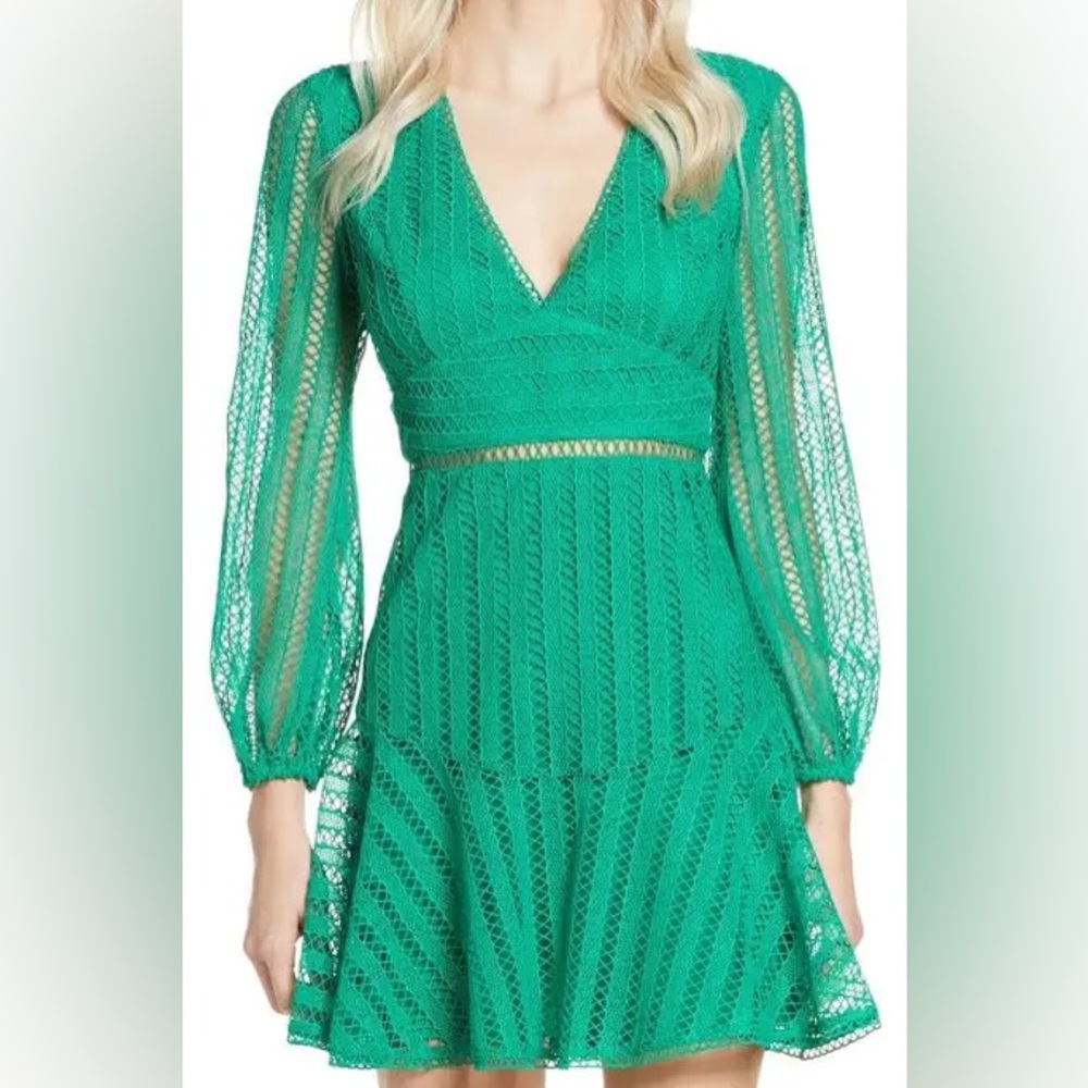 NWT Bardot Long Sleeve Minidress